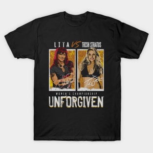 Unforgiven Trish Stratus Vs. Lita Match T-Shirt